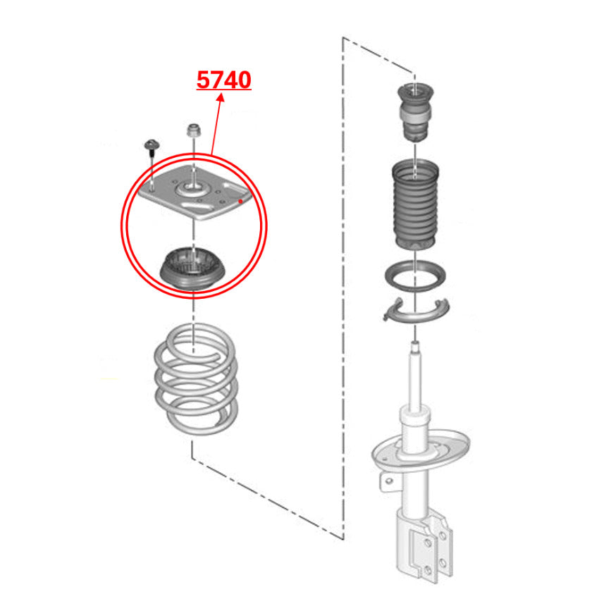 Diagrama de instalación - 5740