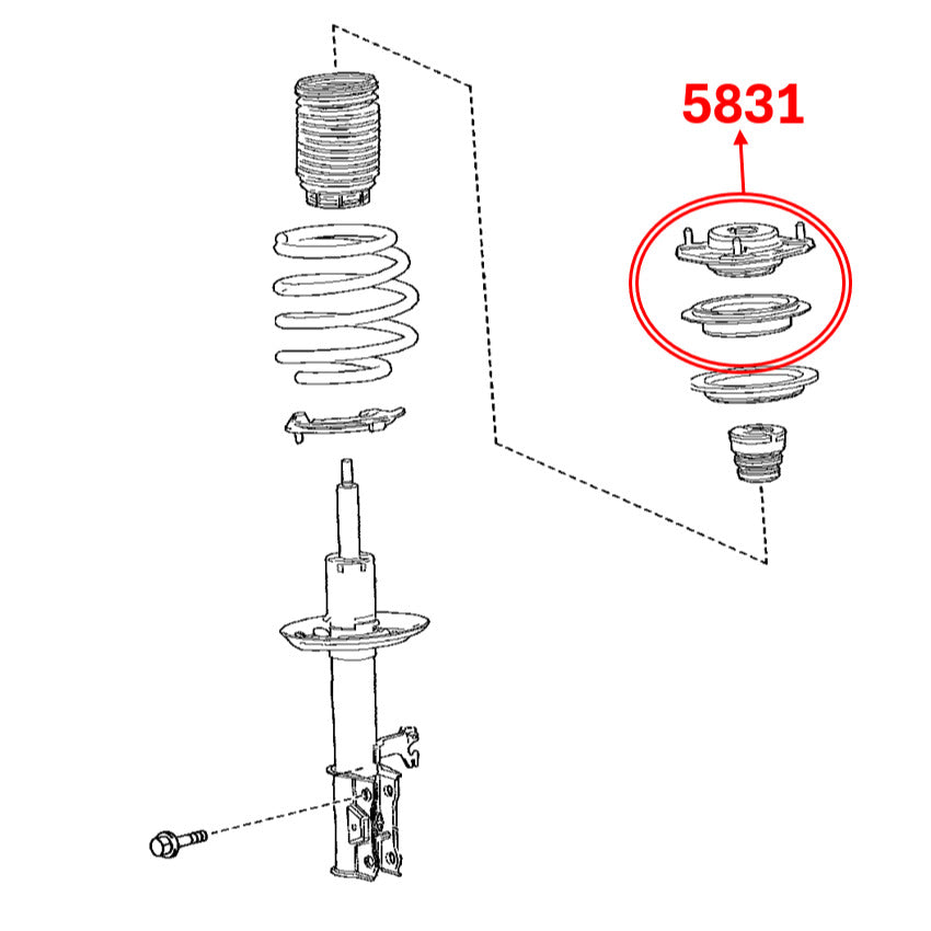 Diagrama de instalación - 5831