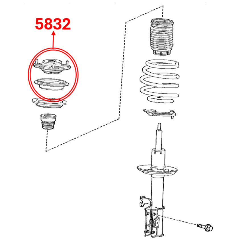 Diagrama de instalación - 5832