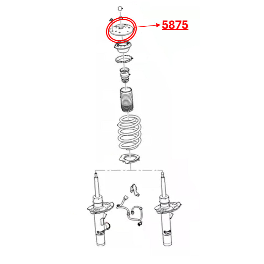 Diagrama de instalación - 5875