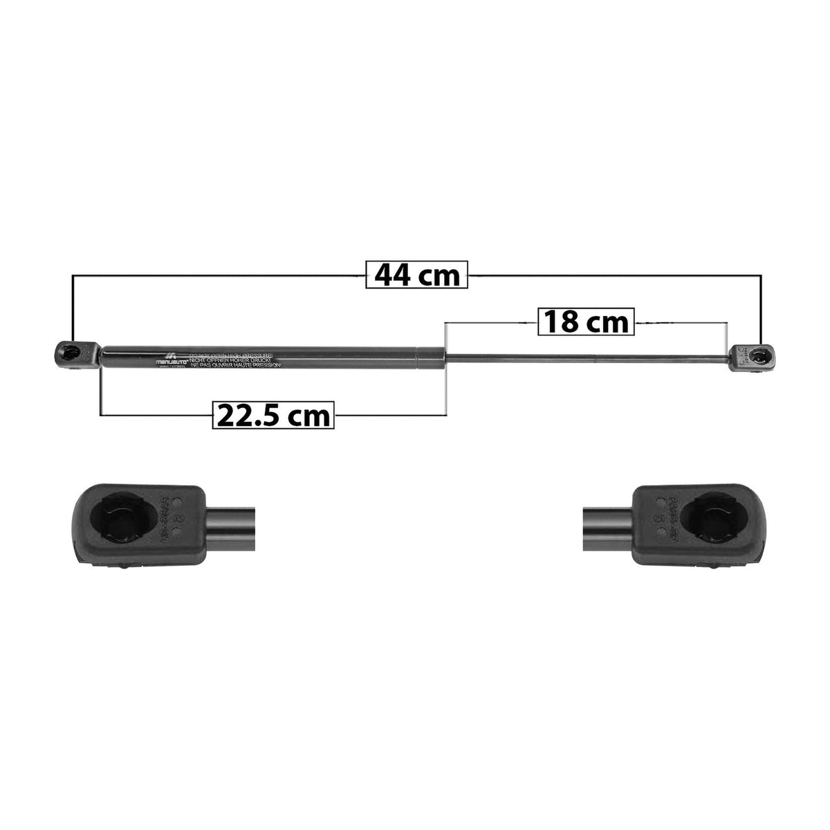 Amortiguador de Cofre Del. Jeep Liberty 2002-2007 – vista 1