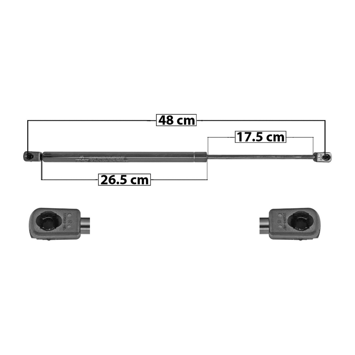 Amortiguador 5ta Puerta Dodge Caliber 2007-2012 – vista 1