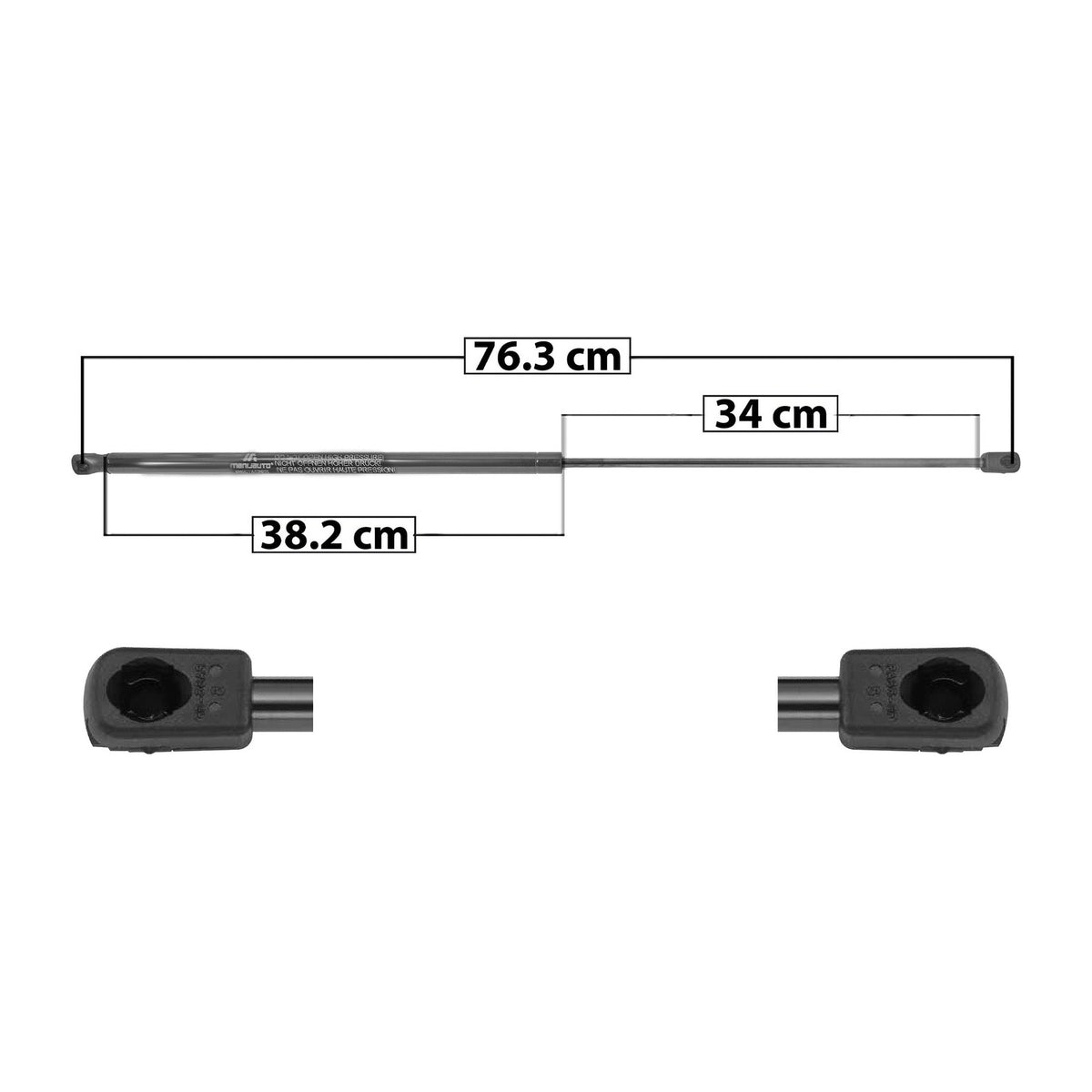 Amortiguador de Cofre Audi A5 / Audi A4 2008-2017 – vista 1