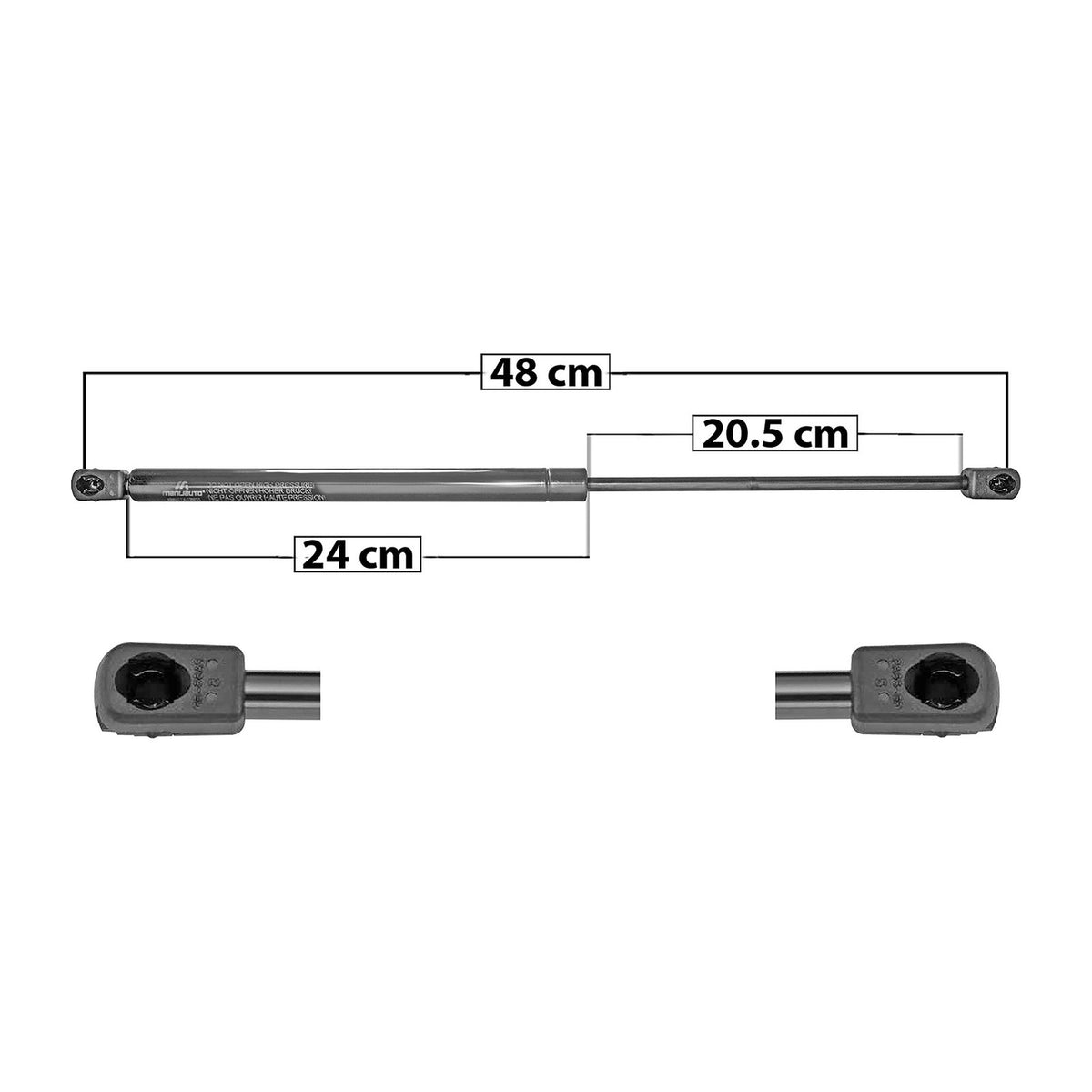 Amortiguador de Cofre Del. Dodge Ram 3500 / Dodge Ram 2500 2002-2008 – vista 1