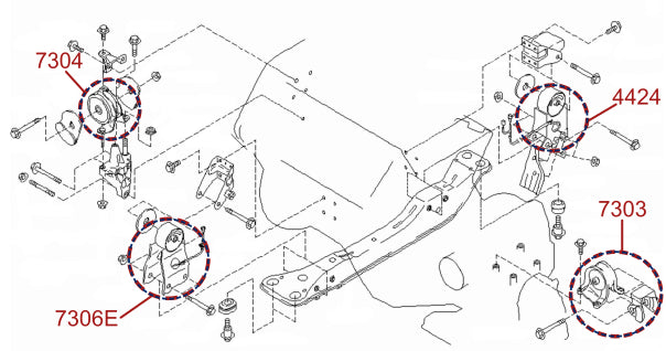 Diagrama de instalación - 7304