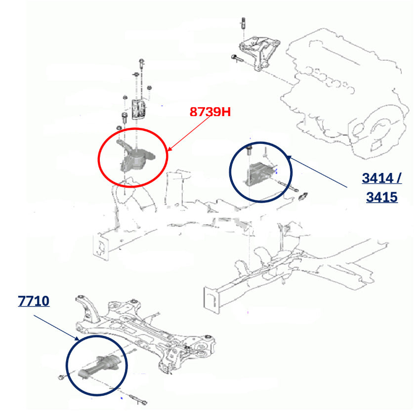 Diagrama de instalación - 7710