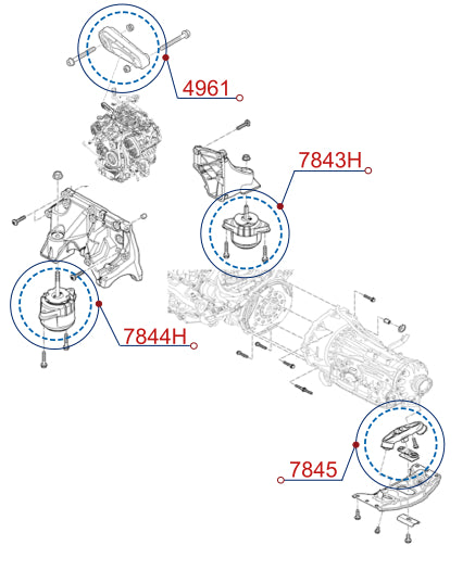 Diagrama de instalación - 7845
