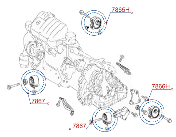 Diagrama de instalación - 7865H