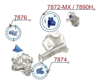 Diagrama de instalación - 7876