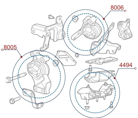Diagrama de instalación - 8006