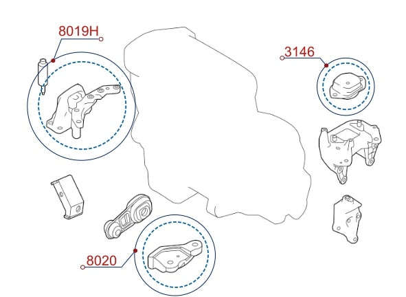 Diagrama de instalación - 8019H