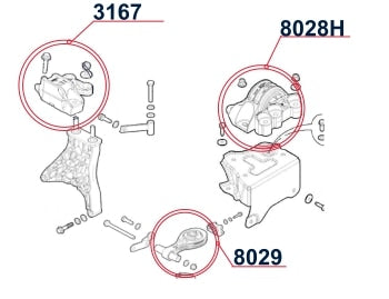 Diagrama de instalación - 8028H