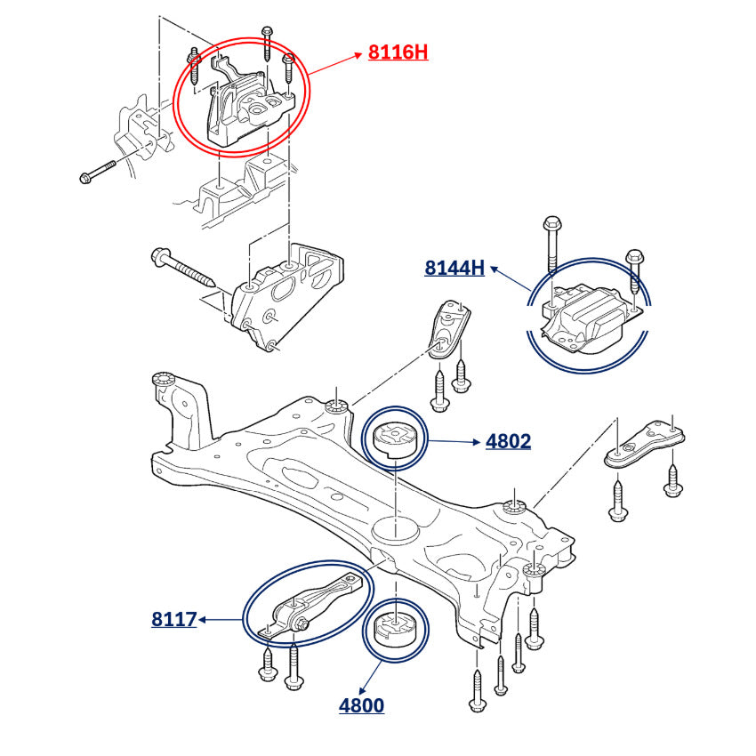 Diagrama de instalación - 8116H
