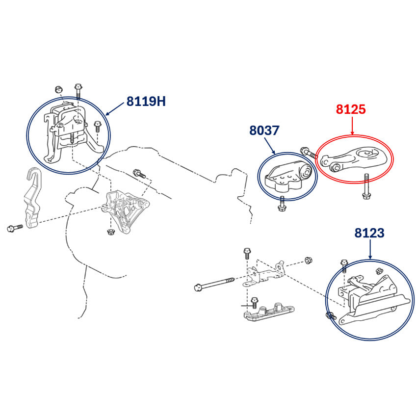 Diagrama de instalación - 8125