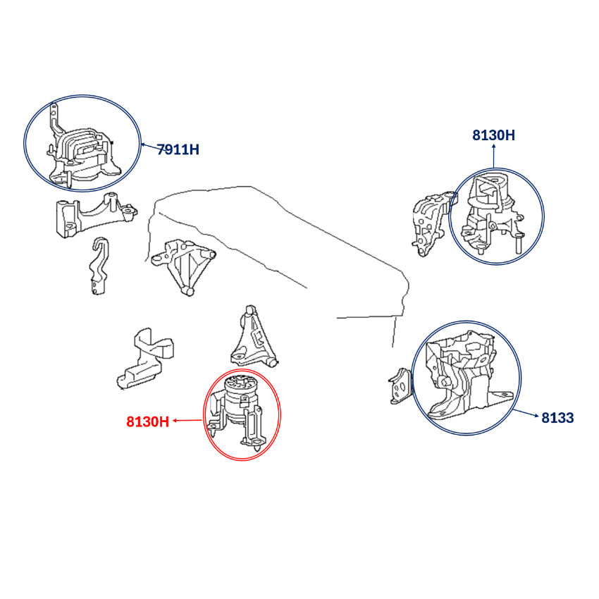 Diagrama de instalación - 8130H