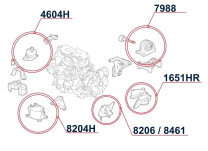 Diagrama de instalación - 8204H