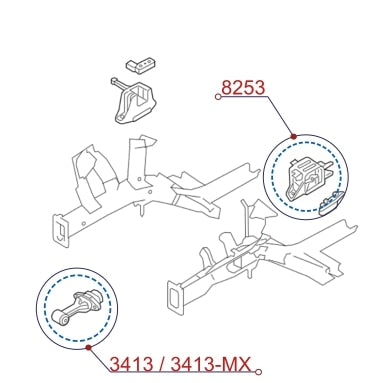 Diagrama de instalación - 8253