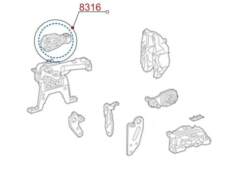 Diagrama de instalación - 8316