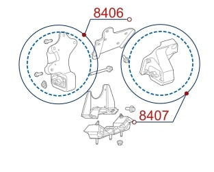 Diagrama de instalación - 8407