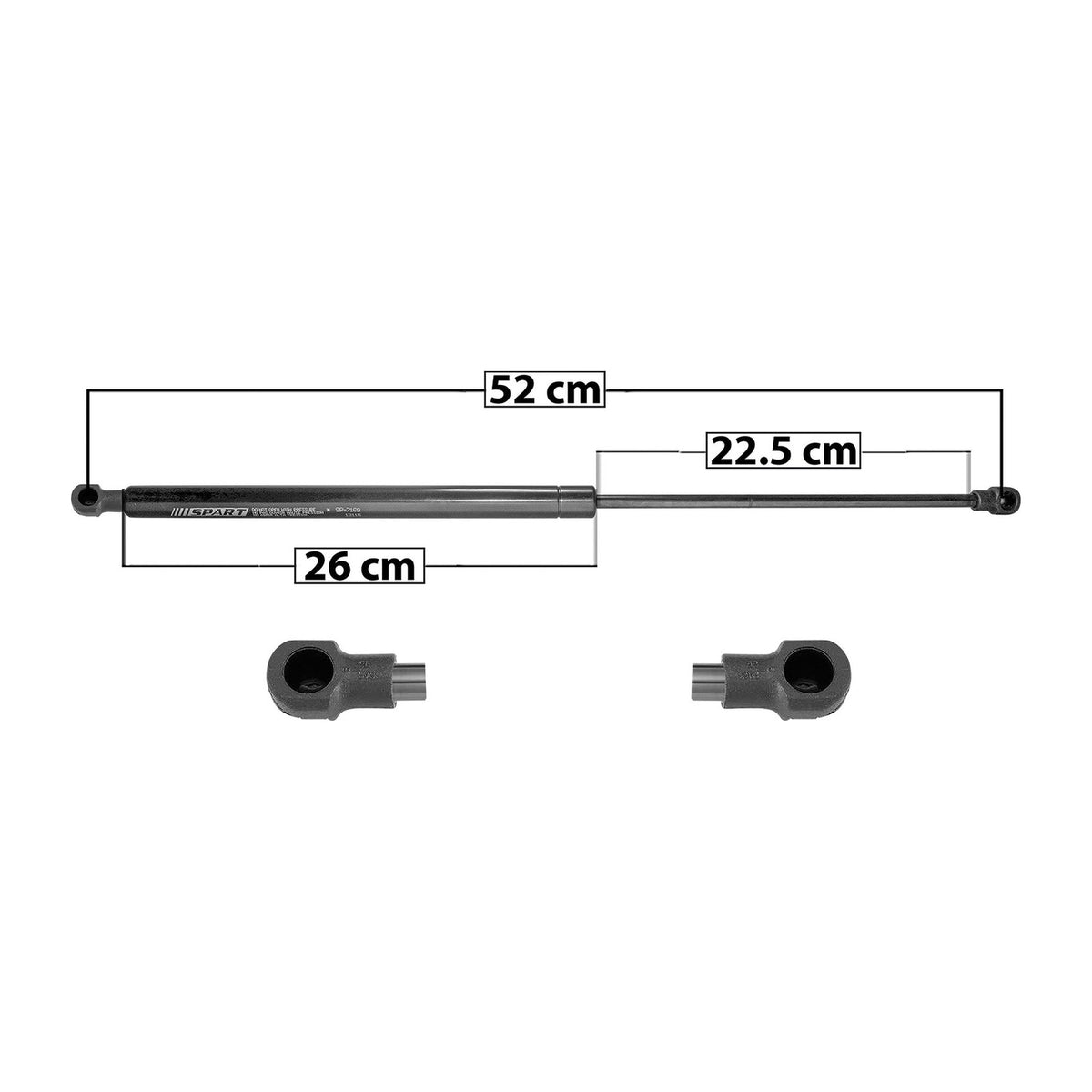 Amortiguador 5ta Puerta Peugeot 206 2001-2009 – vista 1