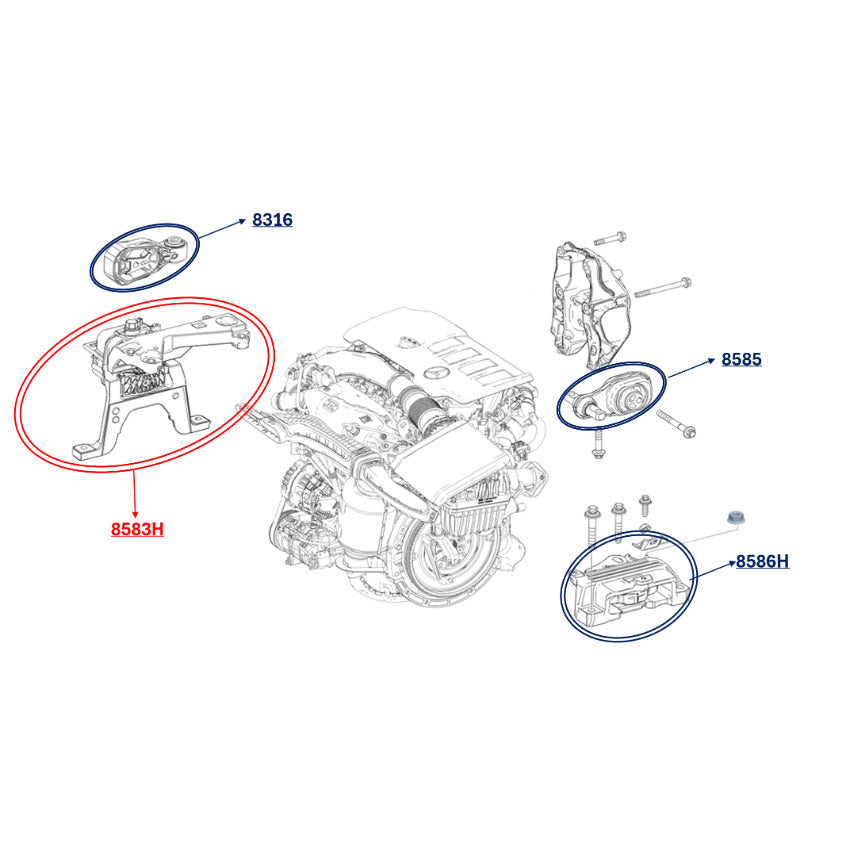 Diagrama de instalación - 8583H
