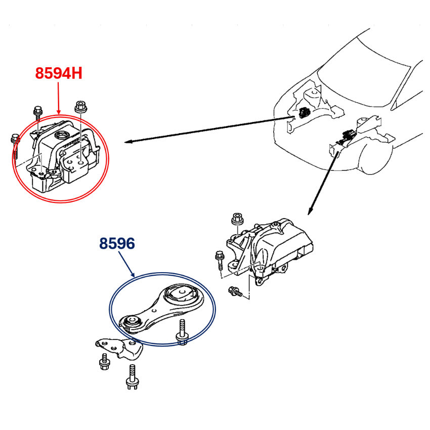 Diagrama de instalación - 8594H