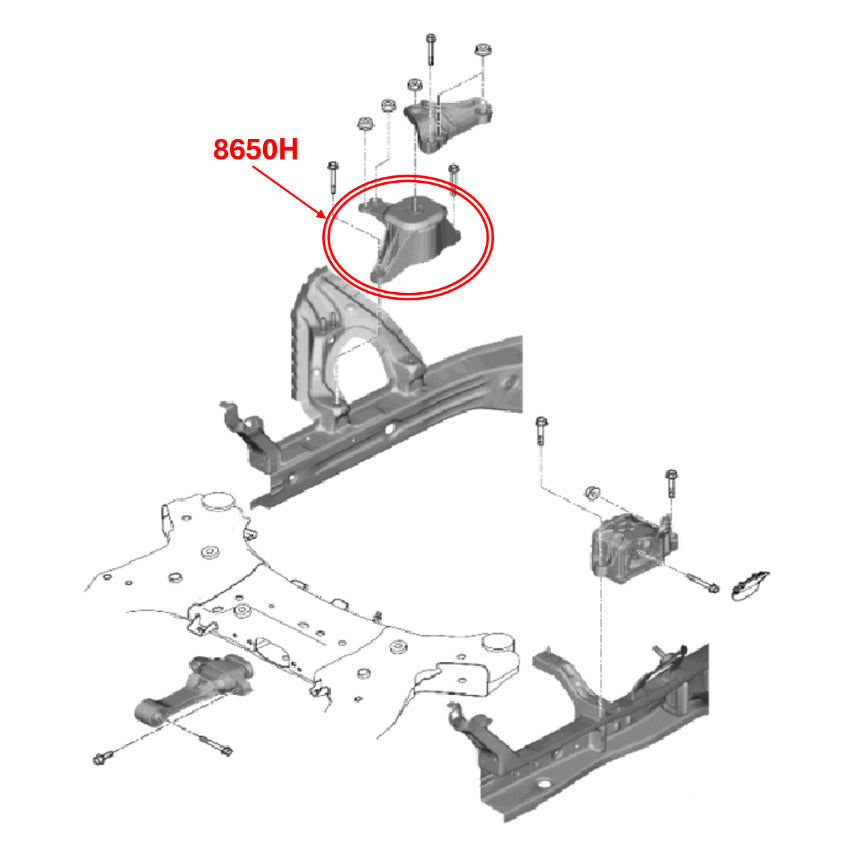 Diagrama de instalación - 8650H