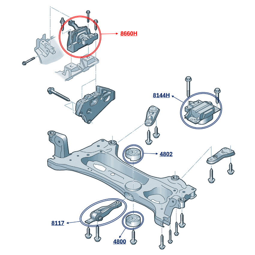 Diagrama de instalación - 8660H