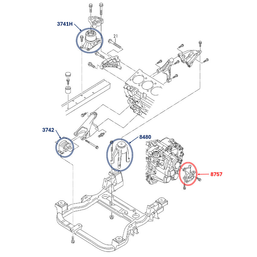 Diagrama de instalación - 8757