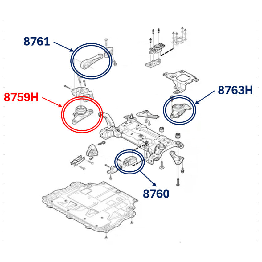 Diagrama de instalación - 8763H